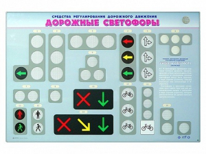 Базовый комплект светового оборудования "Дорожные светофоры" с сенсорным беспроводным пультом дистанционного управления - fgospostavki.ru - Калуга