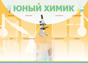 Стенд "Юный химик" Вариант 1 - fgospostavki.ru - Калуга
