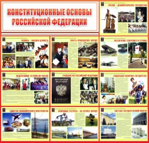 Стенд "Конституционные основы РФ" - fgospostavki.ru - Калуга
