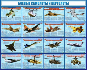 Стенд "Боевые самолеты и вертолеты" - fgospostavki.ru - Калуга