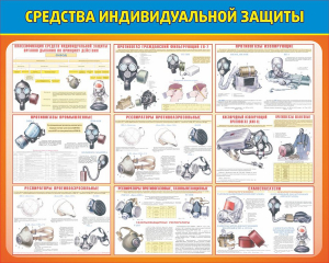 Стенд "Средства индивидуальной защиты" Вариант 2 - fgospostavki.ru - Калуга