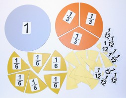 Набор магнитных карточек "Доли и дроби - 3" - fgospostavki.ru - Калуга