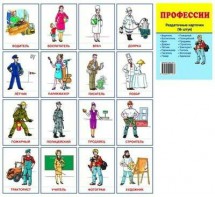 Раздаточные карточки "Профессии" - fgospostavki.ru - Калуга