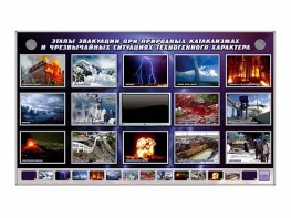 Многофункциональный интерактивный стенд-тренажер "Этапы эвакуации при природных катаклизмах и чрезвычайных ситуациях техногенного характера" - fgospostavki.ru - Калуга