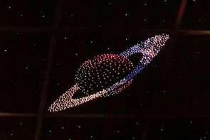 Потолок "Звездное небо с анимационным фибероптическим эффектом сатурн" - fgospostavki.ru - Калуга