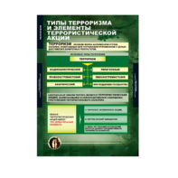 Комплект таблиц. ОБЖ. Терроризм. - fgospostavki.ru - Калуга