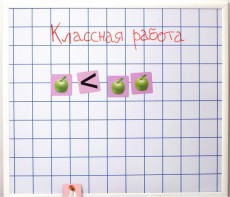 Магнитно-маркерная доска "Клетка" (86 см х 75 см) - fgospostavki.ru - Калуга