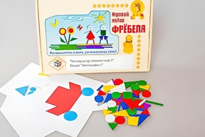 Игровой набор Фребеля "Конструктор плоскостной-1" (Серия "Эксперимент") - fgospostavki.ru - Калуга