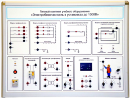 Типовой комплект учебного оборудования «Электробезопасность в установках до 1000 В»  - fgospostavki.ru - Калуга