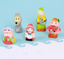Набор резиновых игрушек «Красная шапочка» - fgospostavki.ru - Калуга