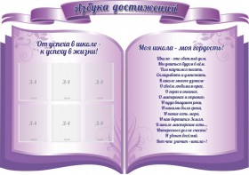 Стенд "Азбука достижений" (резной стенд из 3-х частей) - fgospostavki.ru - Калуга