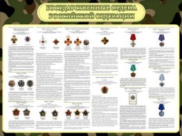Стенд "Государственные ордена РФ" - fgospostavki.ru - Калуга