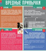 Стенд "Вредные привычки" - fgospostavki.ru - Калуга