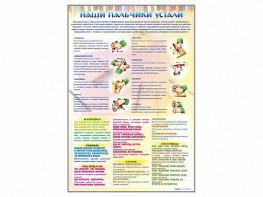 Стенд "Наши пальчики устали" (зарядка) - fgospostavki.ru - Калуга